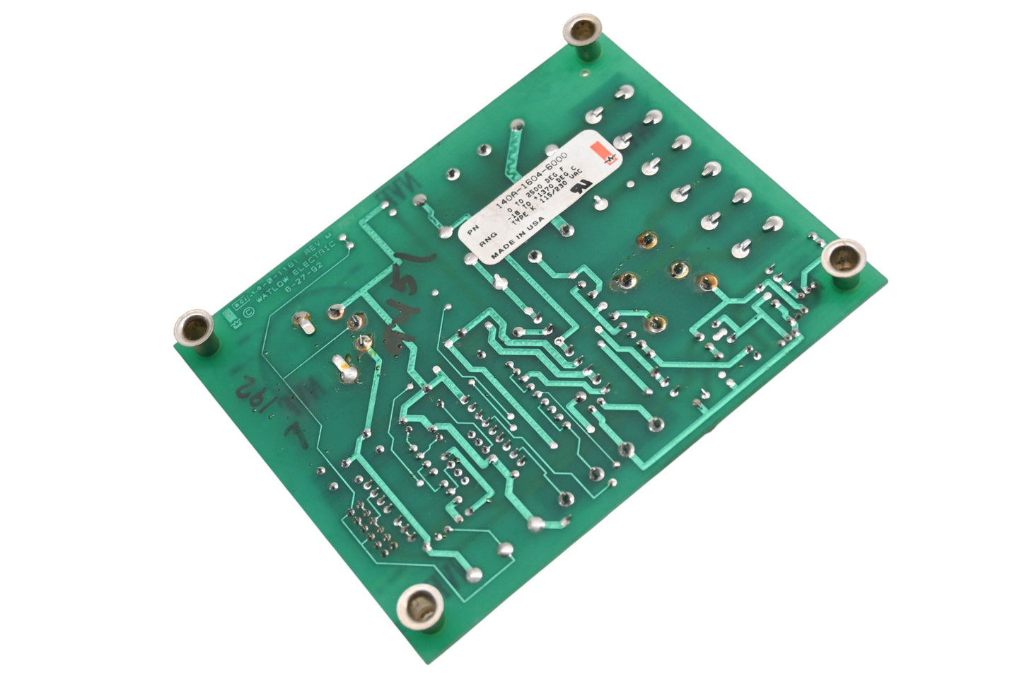 Watlow Electric 140A-1604-6000 0-2500�F Temperature Control Board NOS