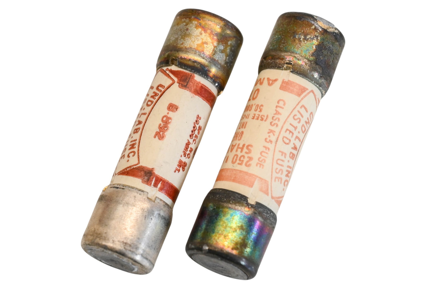 Ferraz Shawmut OT 6, OT-6 6A-250V Fuses Qty 2 NOS