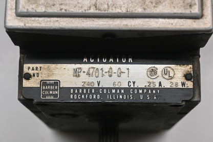 Barber Colman MP-4701-0-0-1 240V Actuator