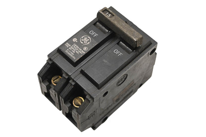 GE RT-105, E-11592, 331A3291P3 15A-120/240V 2-Pole Circuit Breaker