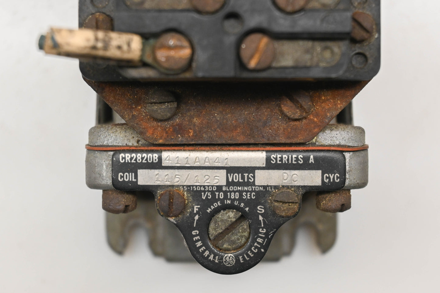 GE CR2820B411AA41 115-125V Relay Assembly