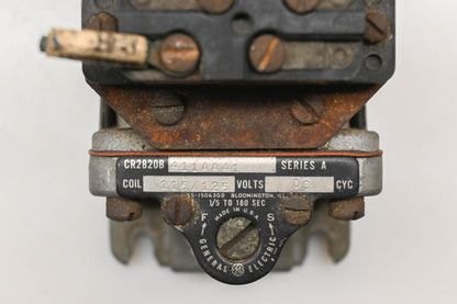 GE CR2820B411AA41 115-125V Relay Assembly