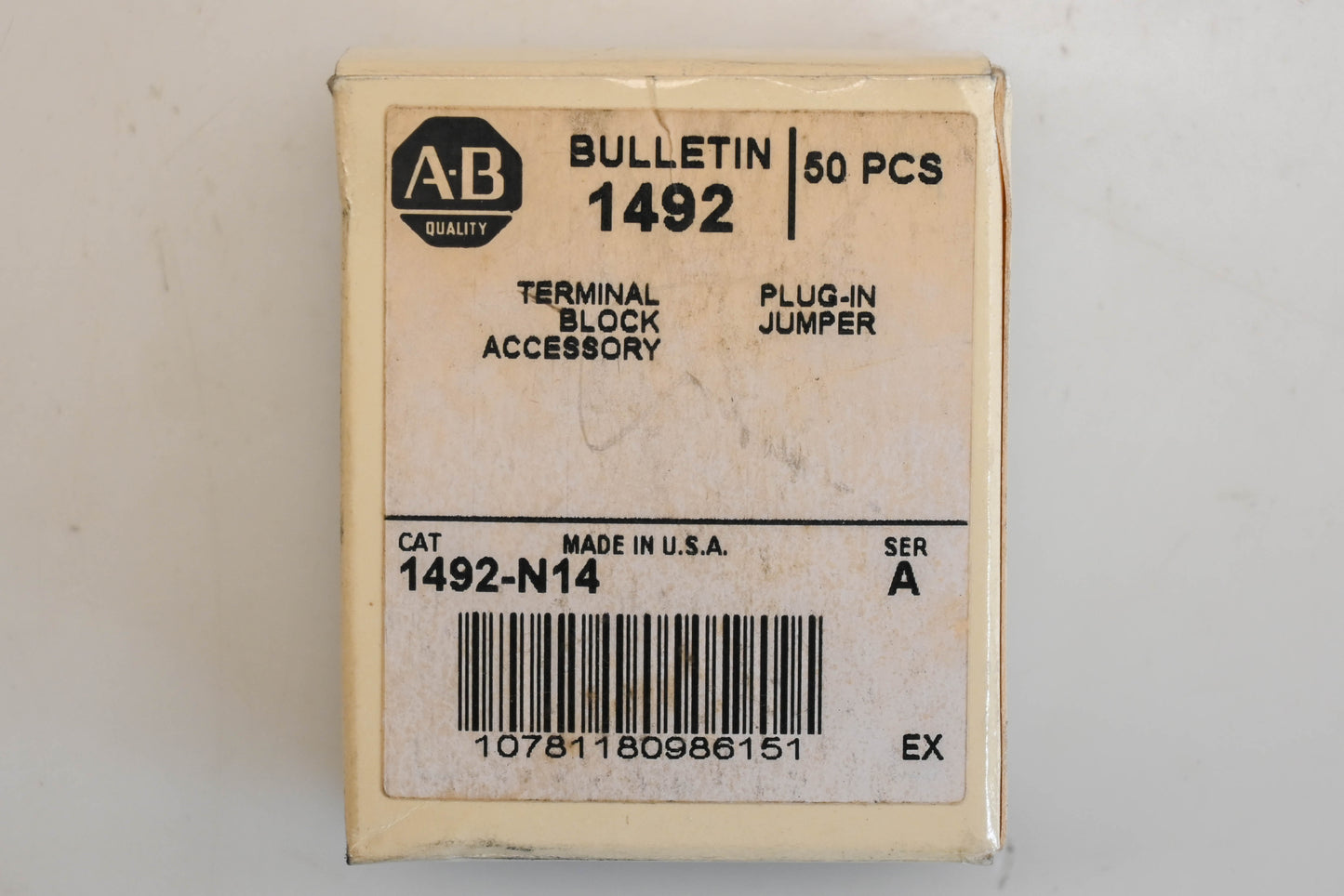 Allen Bradley 1492-N14 Plug-In Jumpers Qty 50 NOS