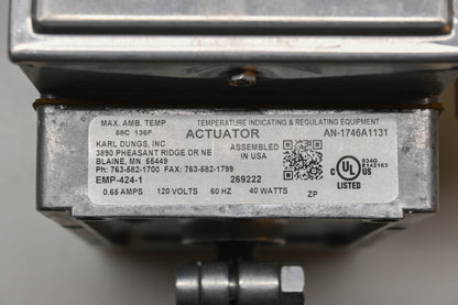 Karl Dungs EMP-424-1, 269222, CP-8391-716-0-01 100? Actuator Assembly NOS
