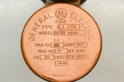 GE 9F62FCB350 300A-5500V Fuse NOS