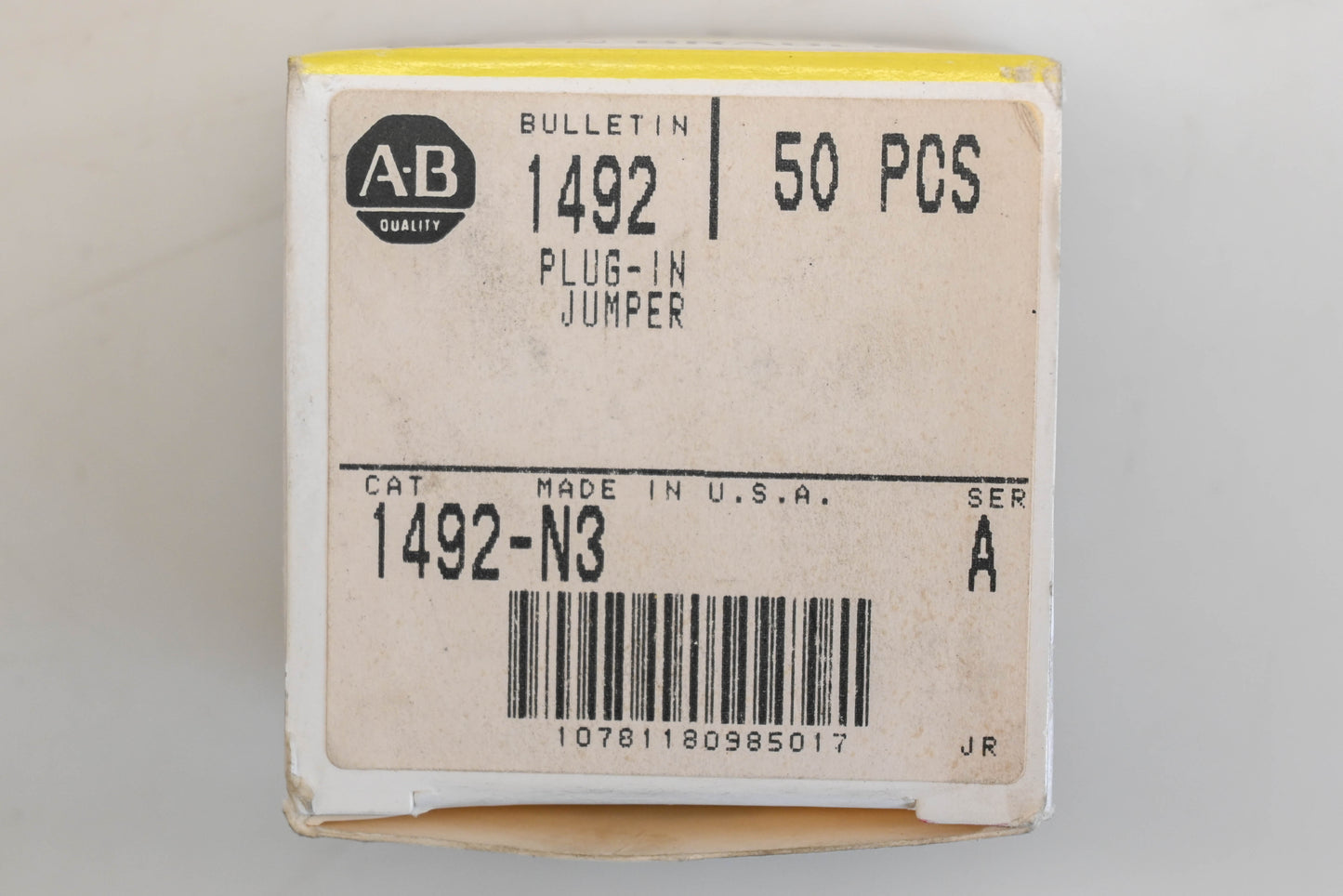 Allen Bradley 1492-N3 Plug-In Jumpers Qty 50 NOS
