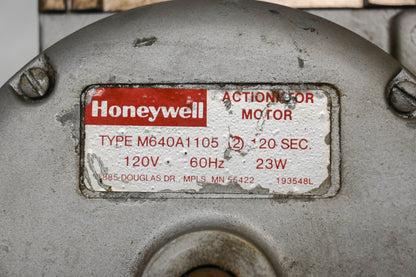 Honeywell M640A1105 23W-120V 120 SEC Actionator Motor Assembly