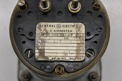 GE 100121-S7 0-4000 DC Ammeter