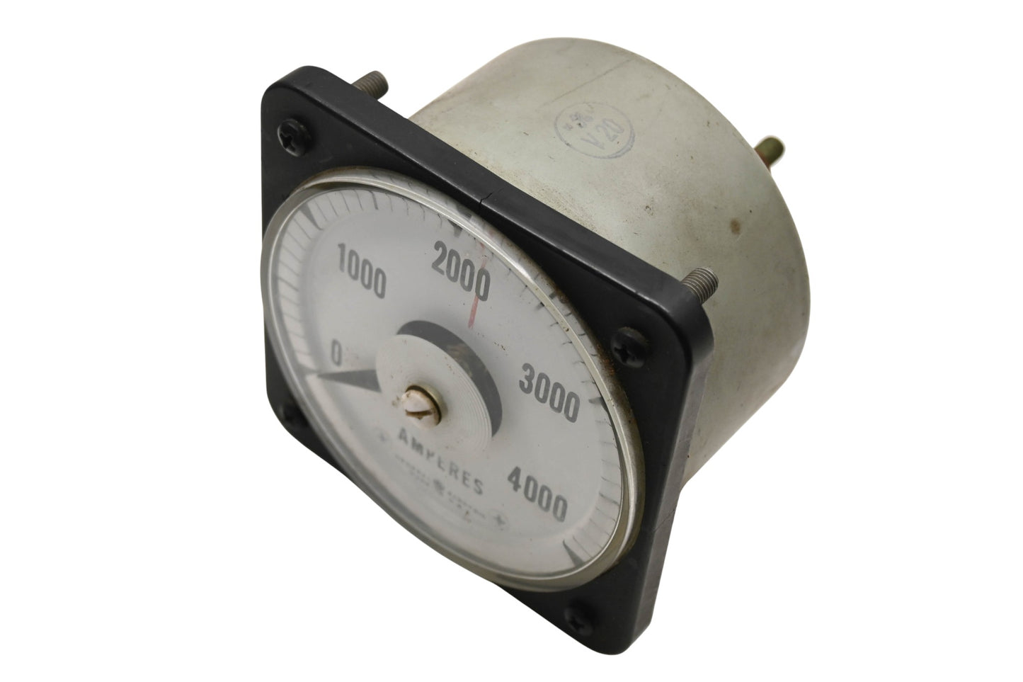 GE 167A8429P4000 0-4000 DC Ammeter