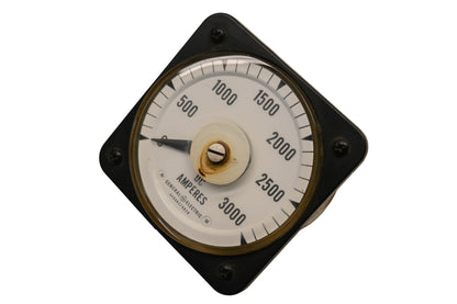 GE 50-167A8429P-3000L04A1, 50-167A8429P3000L04A1 0-3000 DC Ammeter
