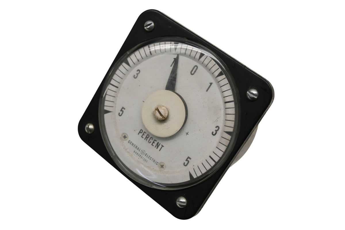 GE 50-103111EDMT2NFR, 6485K81205 5-0-5 Percent Meter