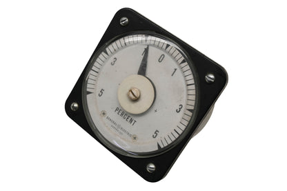 GE 50-103111EDMT2NFR, 6485K81205 5-0-5 Percent Meter