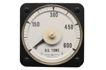 GE 50-103111FARL1MKJ 0-600 Ton Meter