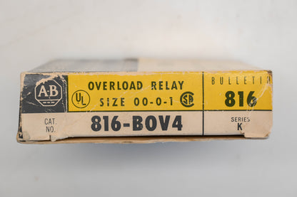 Allen Bradley 816-B0V4 Overload Relay Assembly NOS