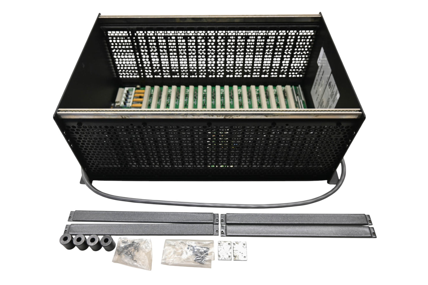 GE IC697CHS782E 17-Slot Rear Mount PLC Rack Kit NOS