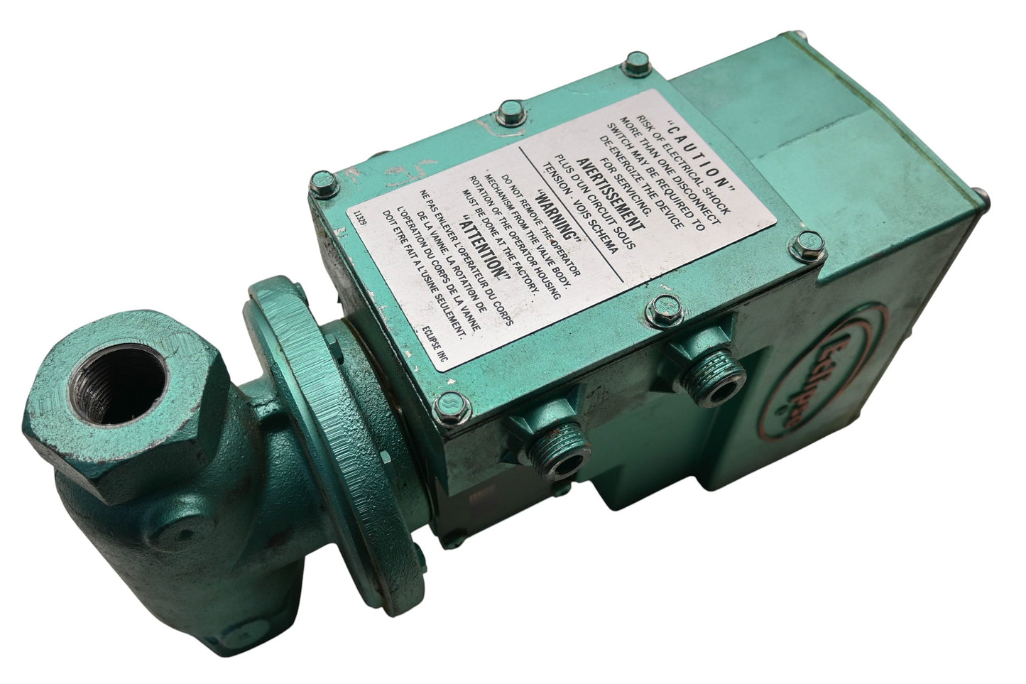 Eclipse 6556-12/4/90 Automatic Gas Shut-Off Valve