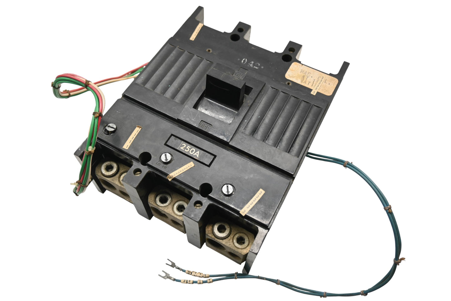 GE TJK436F000 400A-600V 3-Pole Circuit Breaker