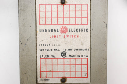 GE IC9445A204K 15A-600V Limit Switch Kit