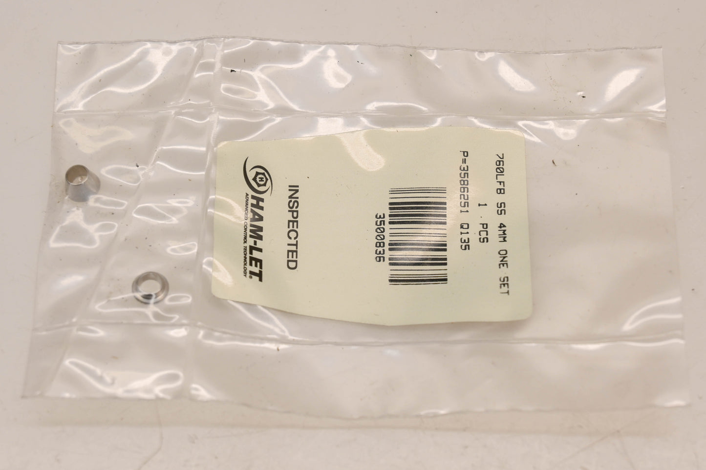 Ham-Let 3500836 4mm Stainless Steal Ferrule Kit NOS