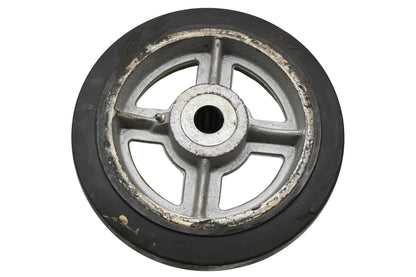 Wesco 150596 10" x 2-1/2" x 1" Mold-On Rubber Wheel