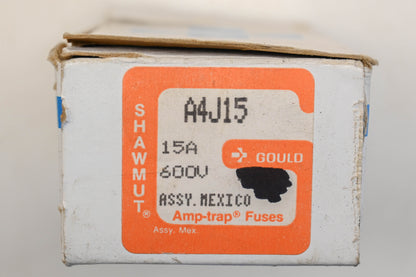 Gould A4J15 15A-600V Fuse NOS
