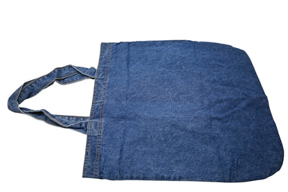 Mustang Motorcycles DI044-25 19" x 21" Embossed Denim Tote Bag NOS