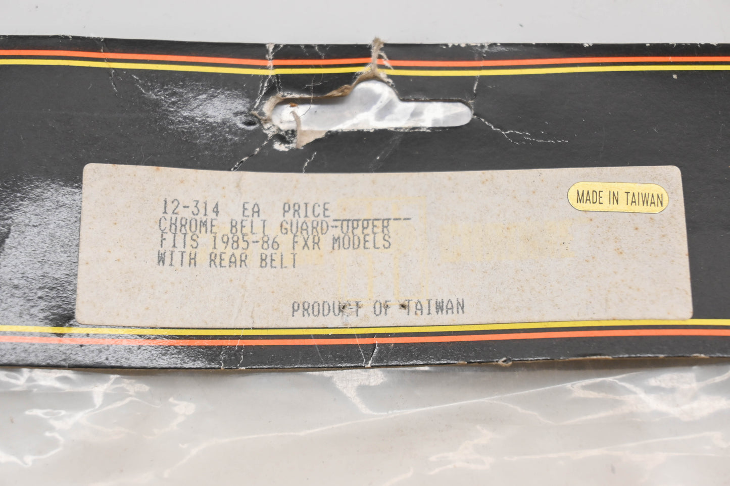 Custom Chrome 12-314 Upper Chrome Belt Guard NOS