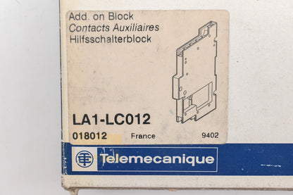 Telemecanique LA1-LC012 Auxiliary Contact Block Assembly NOS