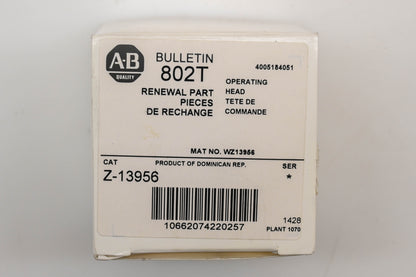 Allen-Bradley Z-13956 Operator Head NOS