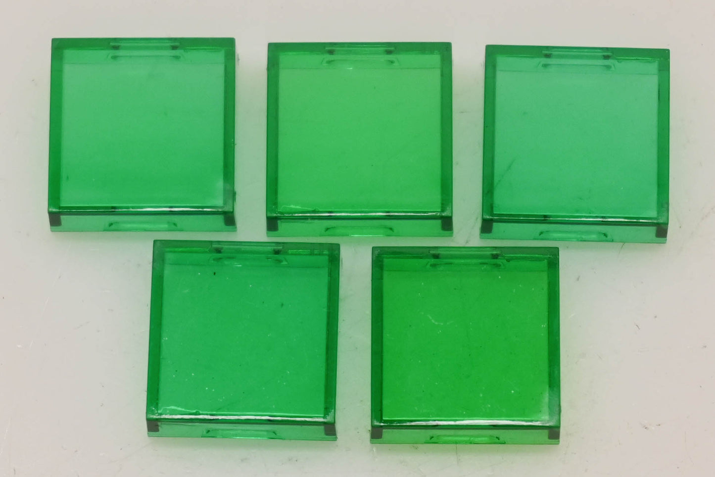 Allen-Bradley 800A-N30G Green Square Lens Caps Qty 5 NOS