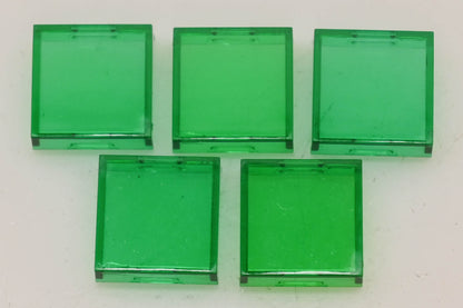 Allen-Bradley 800A-N30G Green Square Lens Caps Qty 5 NOS