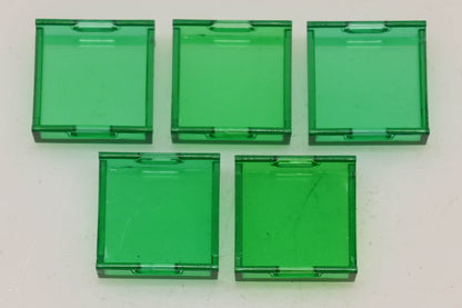 Allen-Bradley 800A-N30G Green Square Lens Caps Qty 5 NOS