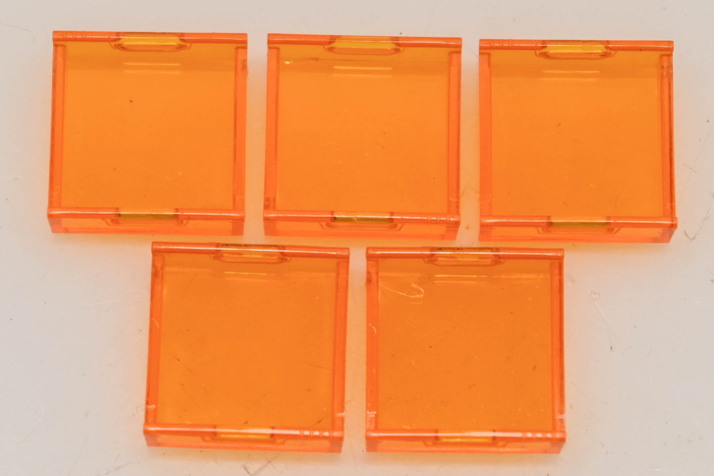 Allen-Bradley 800A-N30A Amber Square Lens Caps Qty 5 NOS