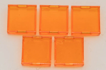 Allen-Bradley 800A-N30A Amber Square Lens Caps Qty 5 NOS