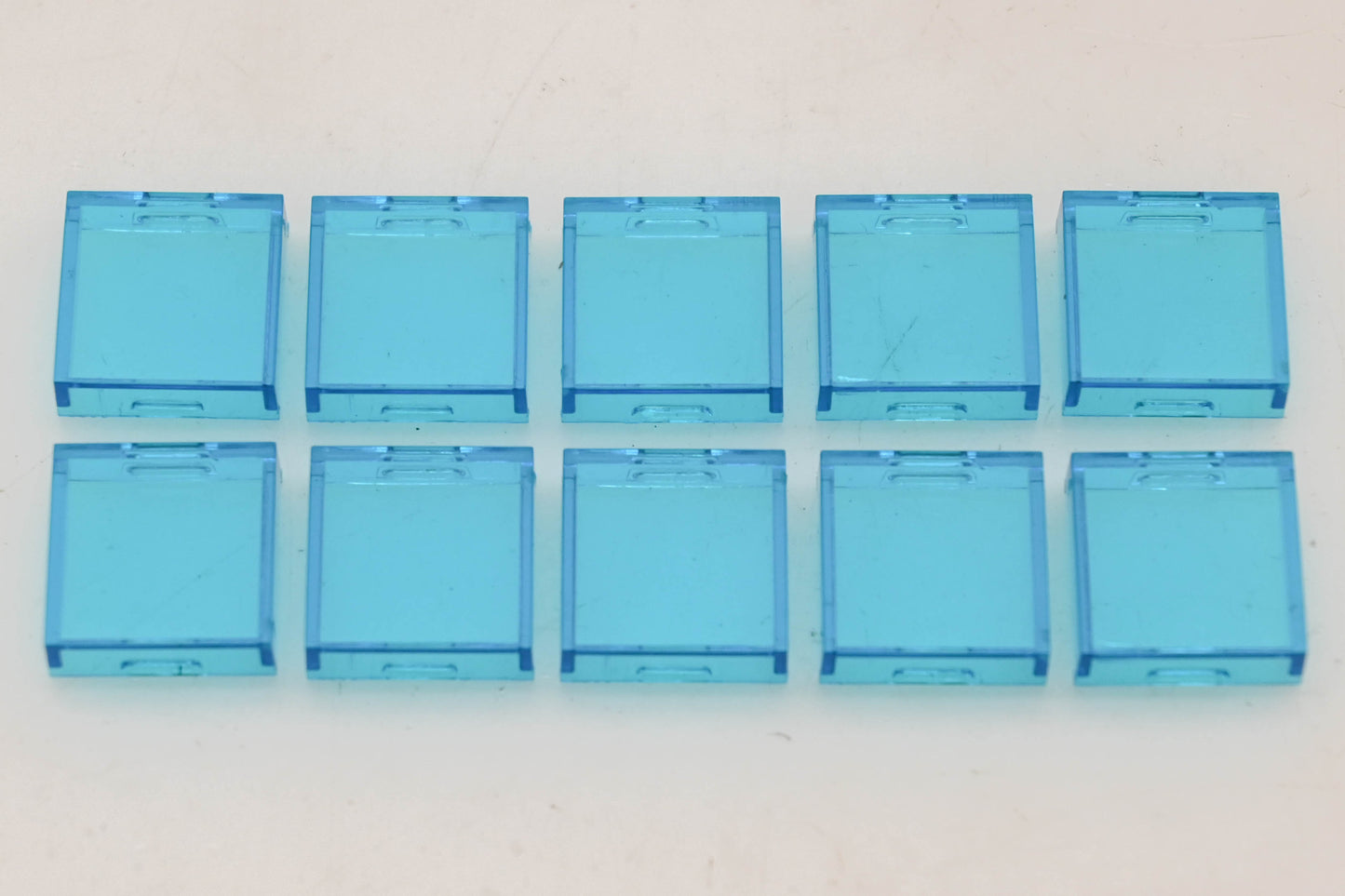 Allen-Bradley 800A-N30B Blue Square Lens Caps Qty 10 NOS