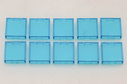 Allen-Bradley 800A-N30B Blue Square Lens Caps Qty 10 NOS