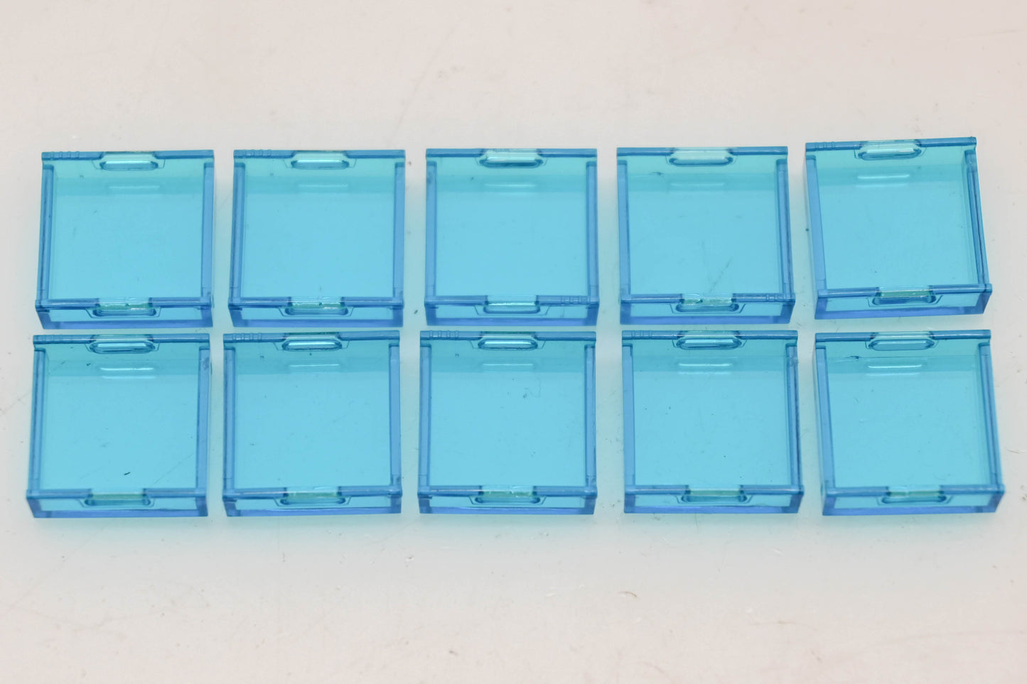 Allen-Bradley 800A-N30B Blue Square Lens Caps Qty 10 NOS