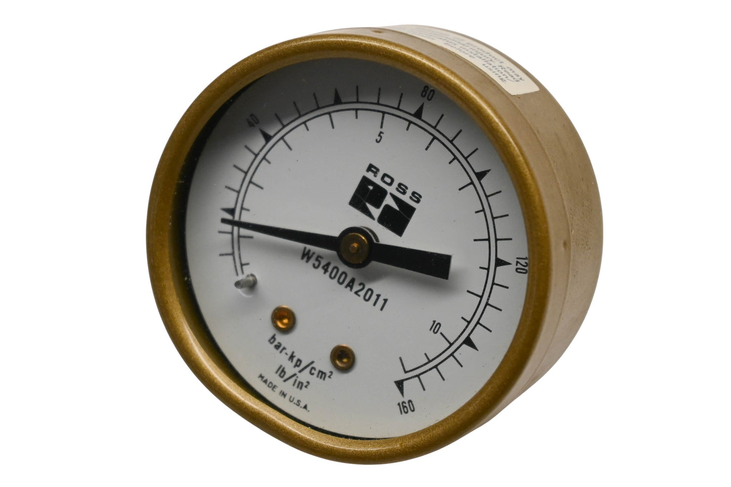 Ross W5400A2011 160PSI Air Pressure Gauge NOS