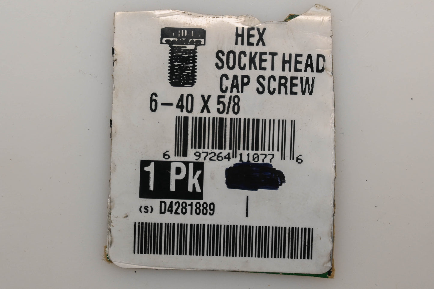 Aftermarket 6-40X5/8, 6ZB76, U07040.013.0062 6-40 x 5/8" Hex Socket Cap Screws Qty 98 NOS