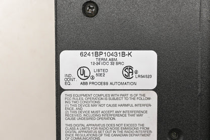 ABB 6241BP10431B-K, 6241BP10421B-S, 6241BP10411 Taylor Mod 300 Terminal Block