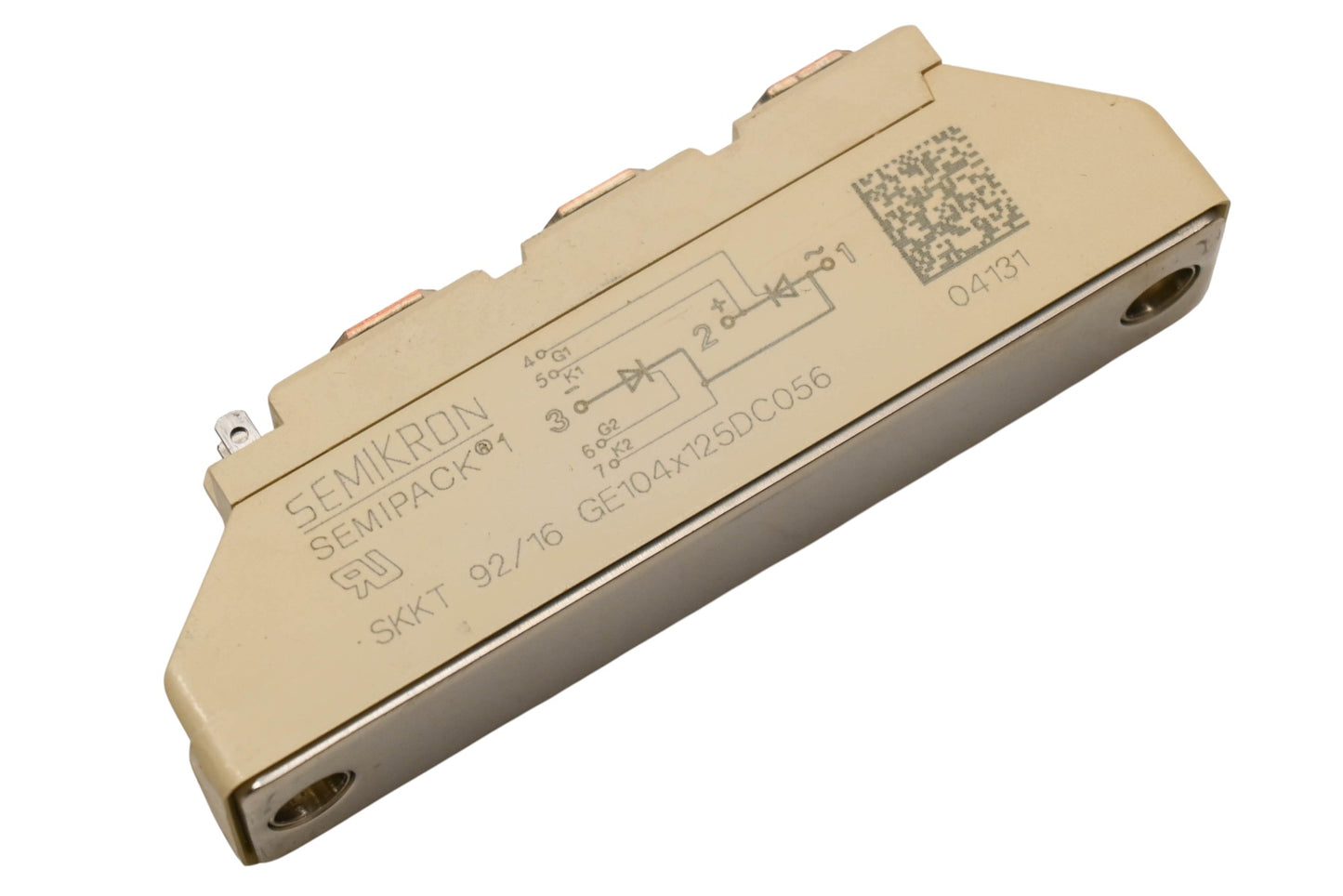 Semikron SKKT92/16, GE104X125DC056 92A-1600V Thyristor NOS