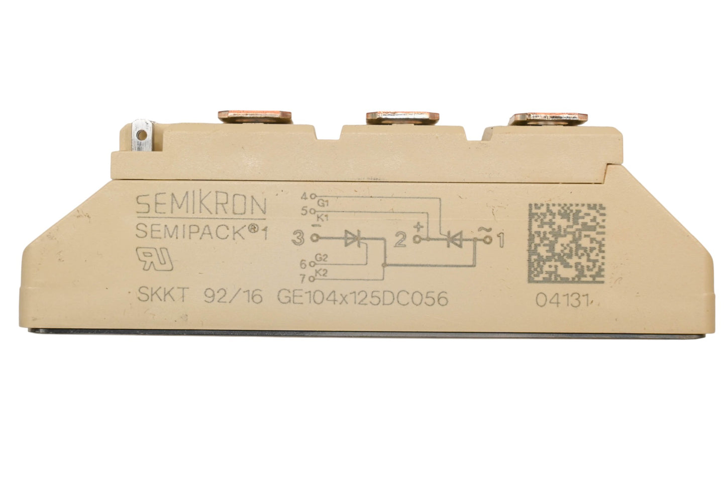 Semikron SKKT92/16, GE104X125DC056 92A-1600V Thyristor NOS