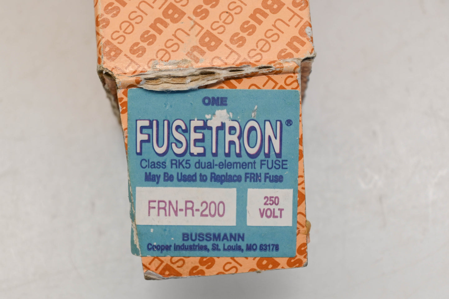 Bussmann FRN-R-200 Fusetron 200A-250V Fuse NOS