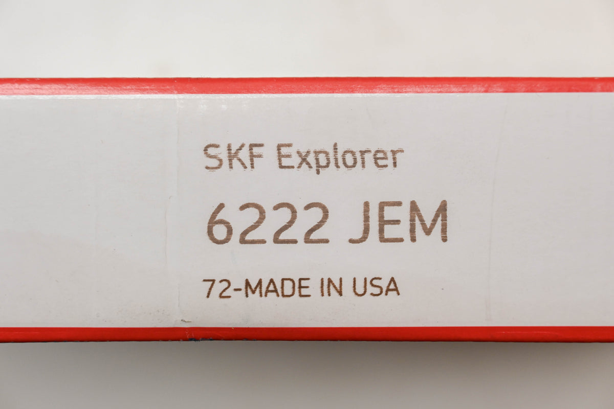 SKF 6222 JEM, 6222JEM Explorer 110mm x 200mm x 38mm Ball Bearing NOS