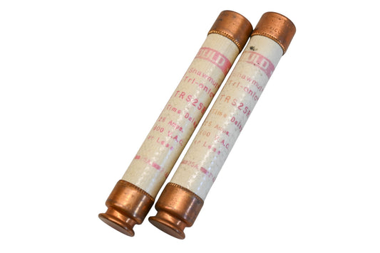 Gould TRS25R 25A-600V Fuses Qty 2 NOS