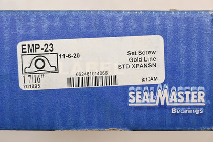 Sealmaster EMP-23 1-7/16" Pillow Block Bearing NOS