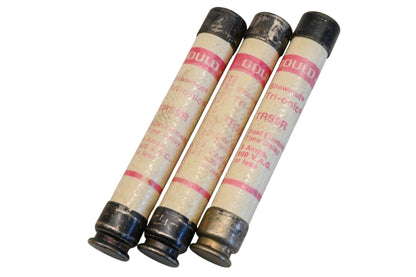Gould TRS9R 9A-600V Fuses Qty 3 NOS