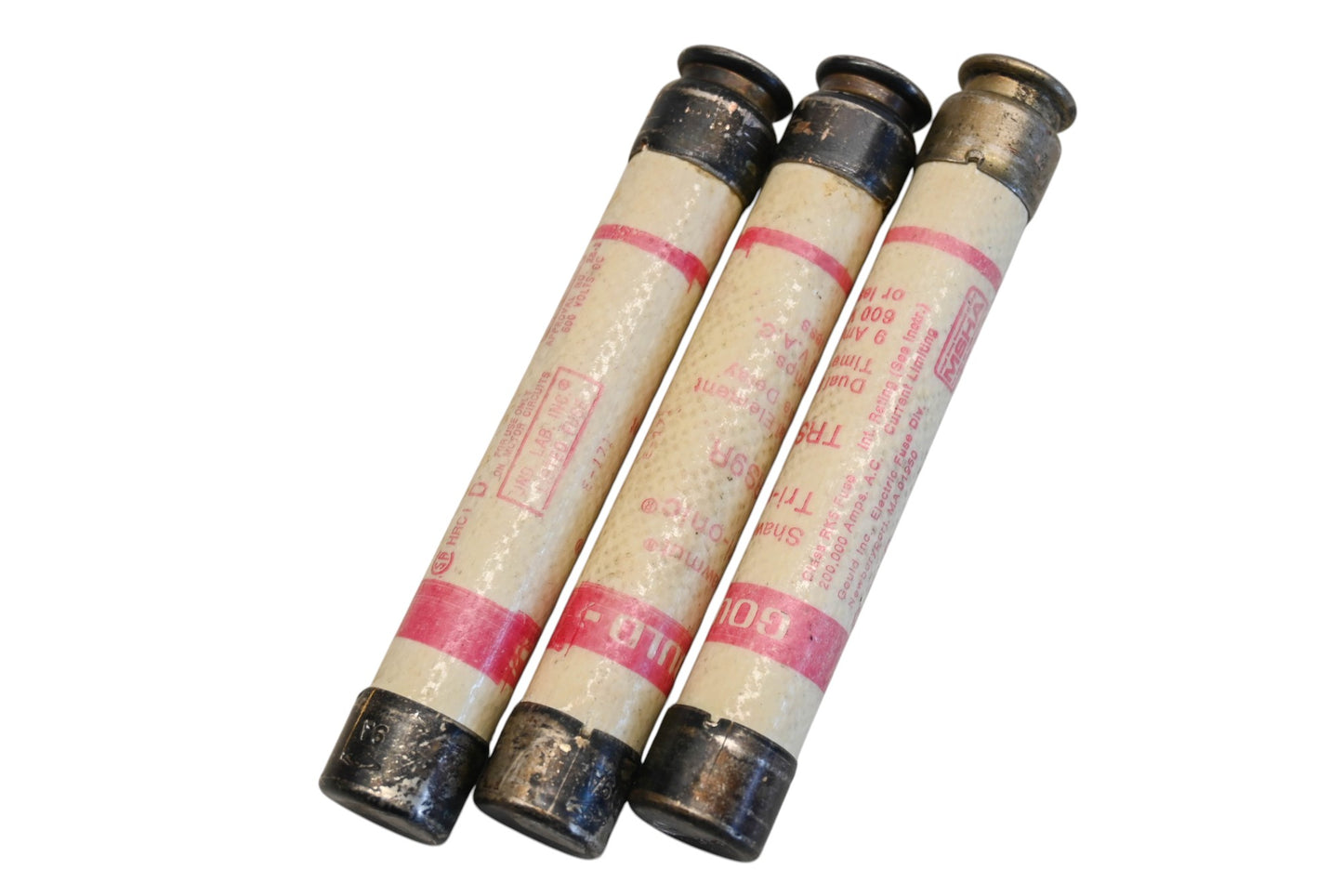 Gould TRS9R 9A-600V Fuses Qty 3 NOS