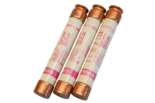 Gould TRS5R 5A-600V Fuses Qty 3 NOS