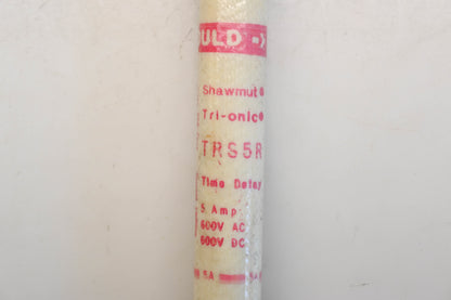 Gould TRS5R 5A-600V Fuses Qty 3 NOS